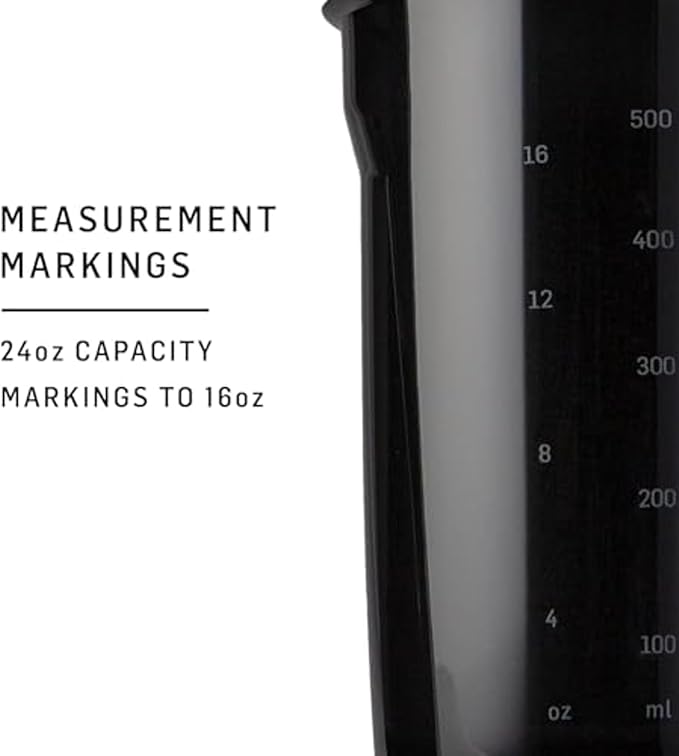 BlenderBottle Strada Shaker Cup Perfect for Protein Shakes and Pre Workout, 24-Ounce, Purple