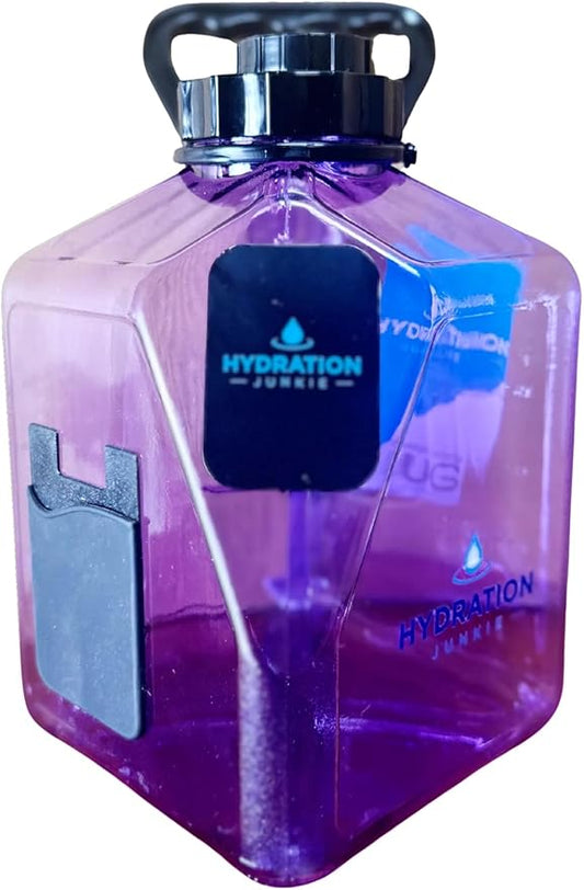 3 LITER BIG WATER BOTTLE WITH HANDLE | TRANSPORTER JUG (ROYAL PURPLE)