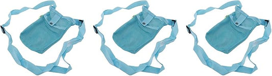 Alomejor Water Bottle Holder, 3Pcs Water Bottle Sling Portable Nylon Protective with Adjustable Shoulder Strap for Hiking Camping