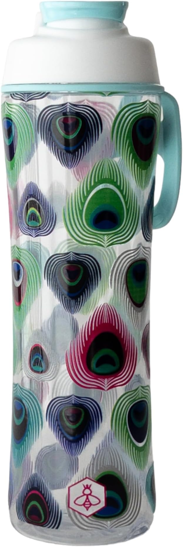 Biddlebee 24oz. BPA-Free Reusable Water Bottle with Wide-Mouth Chug Cap & Carry Handle | Perfect for Travel, Gym, School & Work | Proudly Made in USA | Cupholder Friendly, Fits in Backpack Pockets