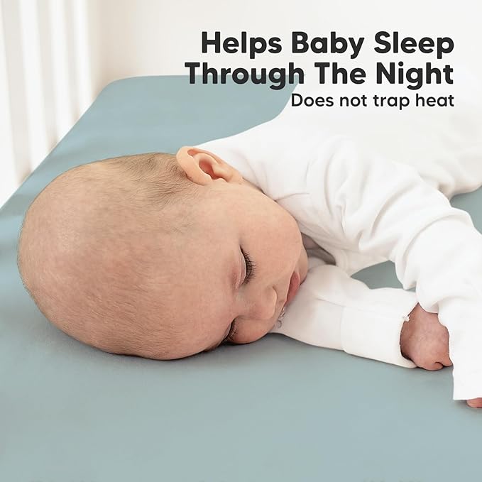 2-Pack Organic Crib Sheets for Boys, Girls - Jersey Fitted Crib Sheet, Baby Crib Sheets Neutral, Crib Mattress Sheet, Cotton Crib Sheets, Breathable Crib Sheet, Baby Mattress Sheets (Toasty)