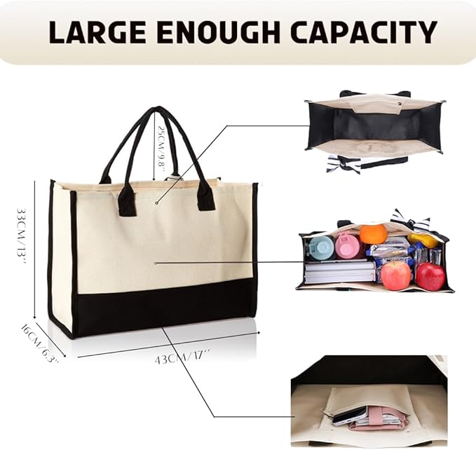 40th Birthday Gift Canvas Tote Bag for Women,N°40 EST.1984 Keepsake Beach Bag 40 Party Birthday Present for Her