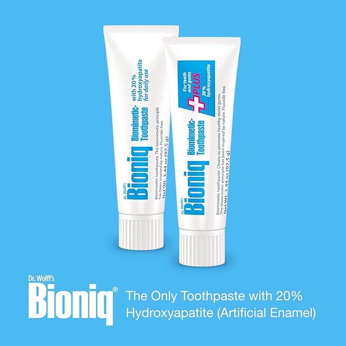 Bioniq Classic Biomimetic Toothpaste with 20 Percent Hydroxyapatite I Clinically Tested I 3.44 oz