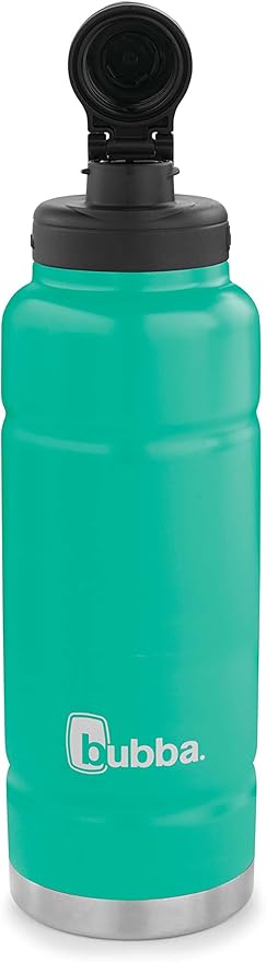 Bubba Trailblazer 40oz Vacuum-Insulated Stainless Steel Water Bottle with Leak-Proof Lid, Keeps Drinks Cold up to 38 Hours or Hot up to 10 Hours, Rock Candy