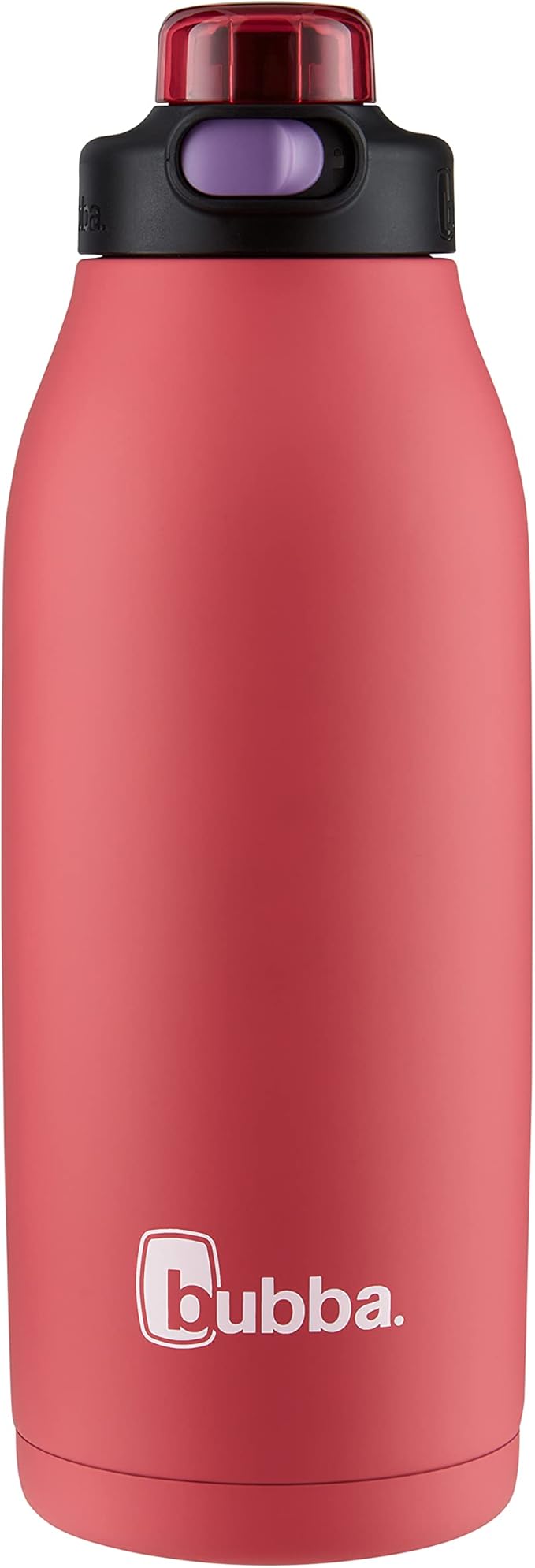 Bubba Radiant Stainless Steel Rubberized Chug Water Bottle, 40oz., Electric Berry