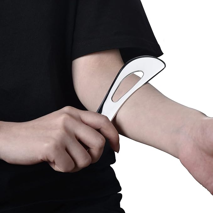 BYYDDIY Stainless Steel Gua Sha Muscle Scraper Tools,Scraping Massage Tools,Scar Tissue Tool,Guasha Massage Scraper Tool,IASTM Tools,Fascia Scraper,Soft Tissue Massage Tool, Guasha Tool for Body