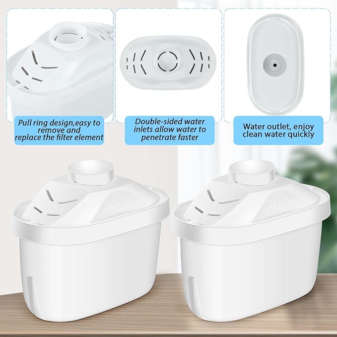 Alkaline Water Filter Replacement Alkaline Water Filter Cartridge Water Filters for Drinking Water Filter Kettle,improve Alkaline(9 Pcs)