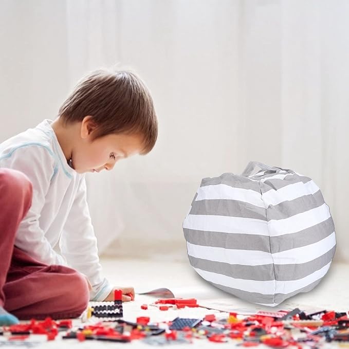 Bean Bag, Stuffed Animal Storage Bag Soft for Living Room for Travel for