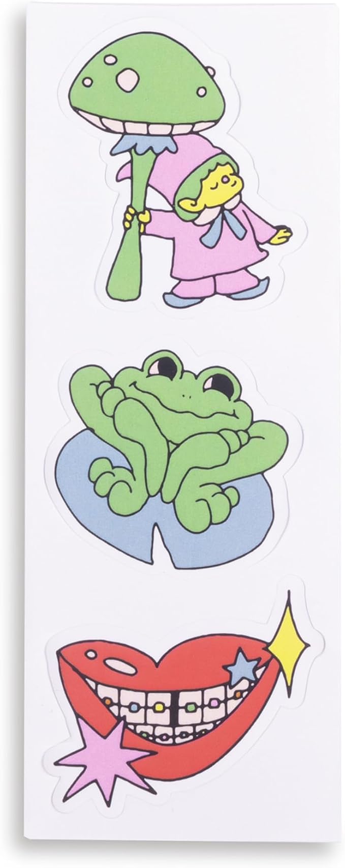 ban.do Large Water Bottle with Waterproof Sticker Pack, Stainless Steel Double Wall Tumbler, 33 Oz Insulated Metal Water Bottle with Twist on Lid and Strap (Cherry on Top)