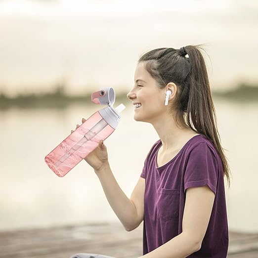 Bottle Filter Mouthpiece Replacement for Brita Water Bottle, Valve Replacement Accessories for Brita Filter Bottle, 3PC Silicone Mouthpiece, 4PC Filter Cartridges, Filter Bottle Parts