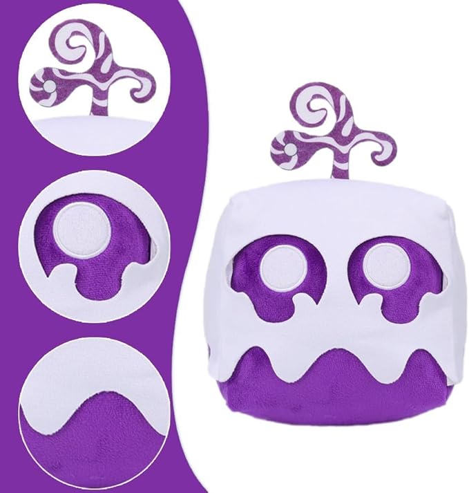 Blox Plush Toy Fruits Plush Toy Stuffed Toys Video Game Pillow for Kids Birthday Xmas Gift (Dough)