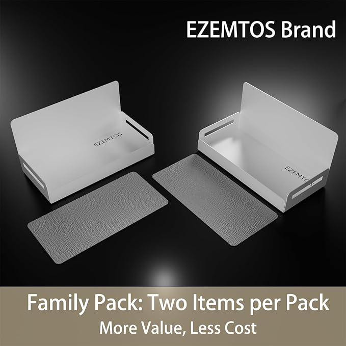 2-Pack Magnet Spice Rack For Refrigerator, White Magnetic Shelves for Classroom, 6" Deep Magnetic Shelf for Fridge Kitchen and Garage Tools Organizing, Heavy Duty 20LB Capacity