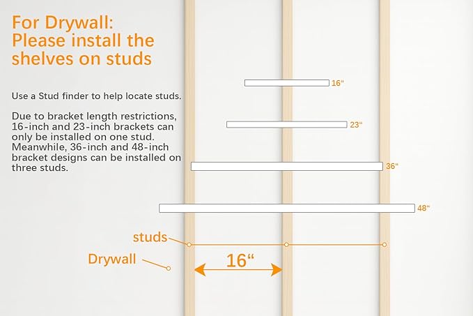 BAYKA Floating Shelves for Wall, Wall Mounted Rustic Wood Shelves for Bathroom, Bedroom, Living Room, Kitchen, Hanging Shelf for Books/Storage/Room Decor with 22lbs Capacity (Black, Set of 3, 15.7in)