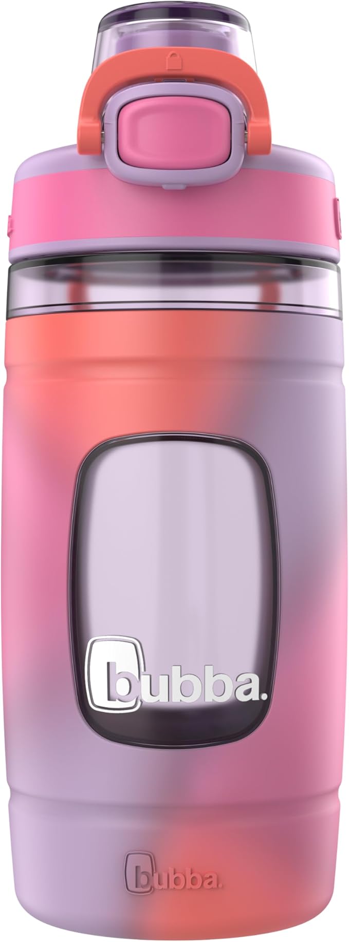 Bubba Kids Flo Silicone Sleeve and Wide Mouth, 16oz. Water Bottle, Medium, Multi, Frost (Tie Dye)