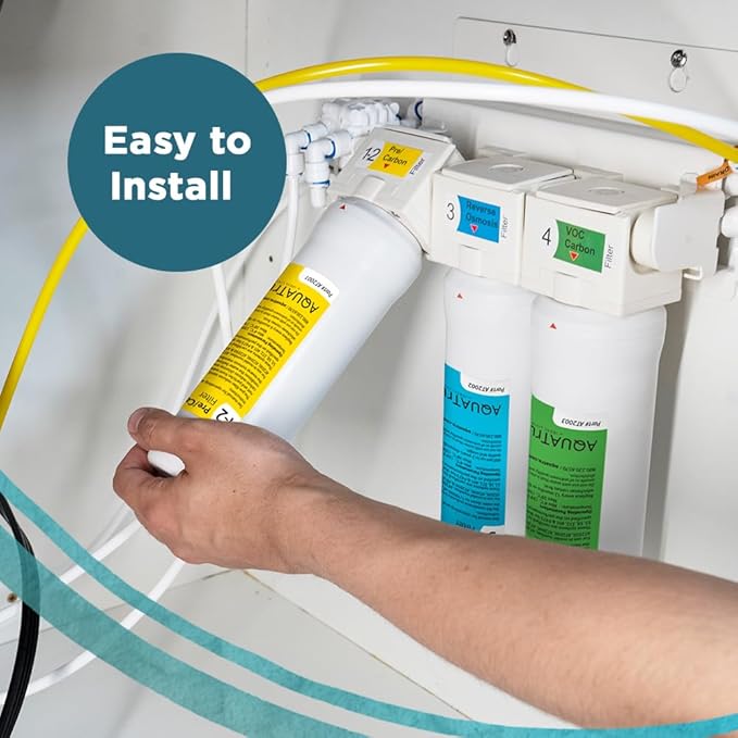 AquaTru - Replacement Reverse Osmosis Filter (Stage 3) for Countertop Reverse Osmosis Water Filter Purification System (AquaTru Classic, Connect & Under Sink AquaTru Water Purifier Filter)