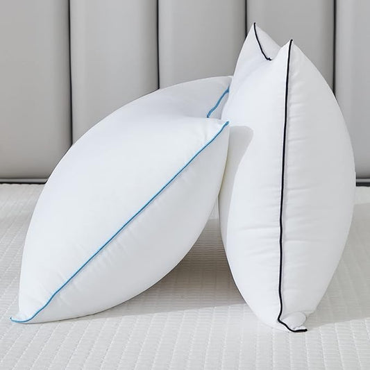 Bed Pillows for Sleeping - Pillows King Size Set of 2 Cooling Luxury Hotel Quality Pillow with Premium Plush Soft Down Alternative Fill for Side Back or Stomach Sleepers (King(Pack of 2))