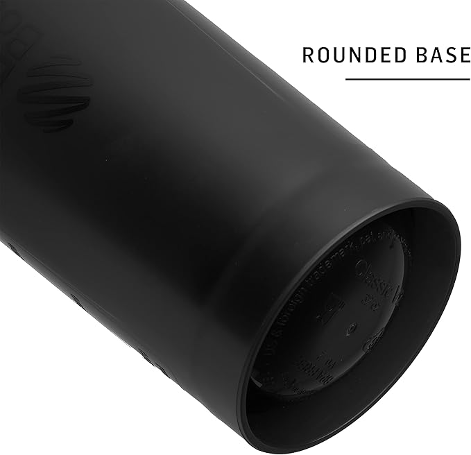 BlenderBottle Classic V2 Shaker Bottle Perfect for Protein Shakes and Pre Workout, 32-Ounce, Black