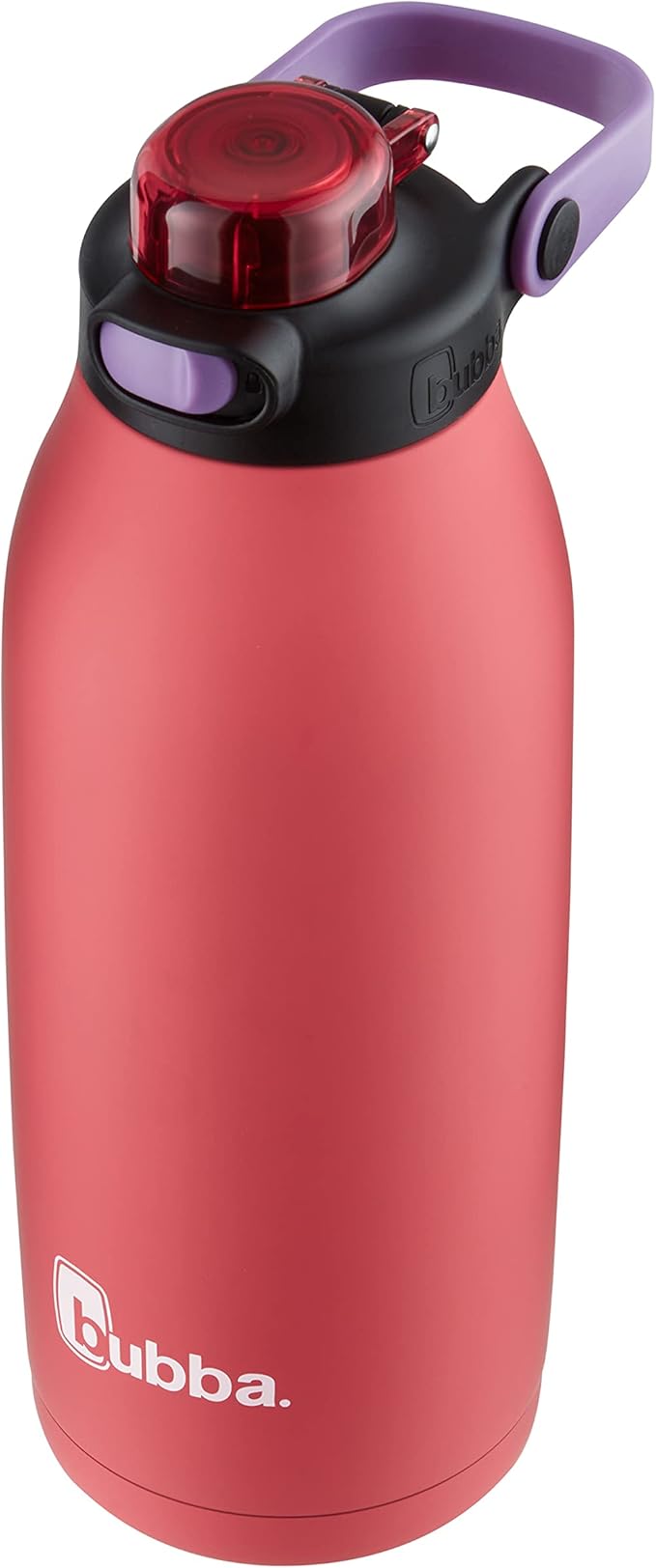 Bubba Radiant Stainless Steel Rubberized Chug Water Bottle, 40oz., Electric Berry