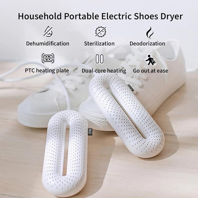 Boot Dryer Shoe dryer with 1532 heat dissipation holes 360° drying foot dryer eliminates bad odors 3 Timing