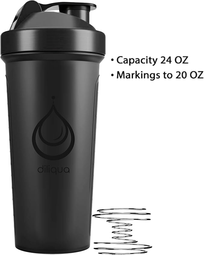 '-4 PACK- 28 oz Shaker Bottles for Protein Mixes | BPA-Free & Dishwasher Safe | 4 large protein shaker bottle | Shaker Cups for protein shakes | Blender Shaker Bottle Pack with cleaning sponge