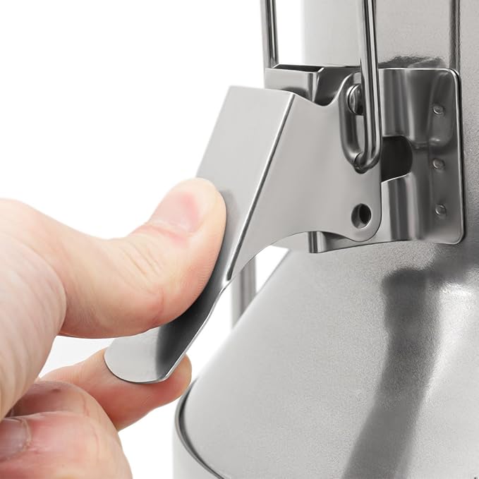 201 Food-Grade Stainless Steel Ice Bucket with Lid, 10L/2.64Gal Good Sealing Storage Canister Milk Bucket Milk Can for Coffee, Tea, Water, Milk, Soup