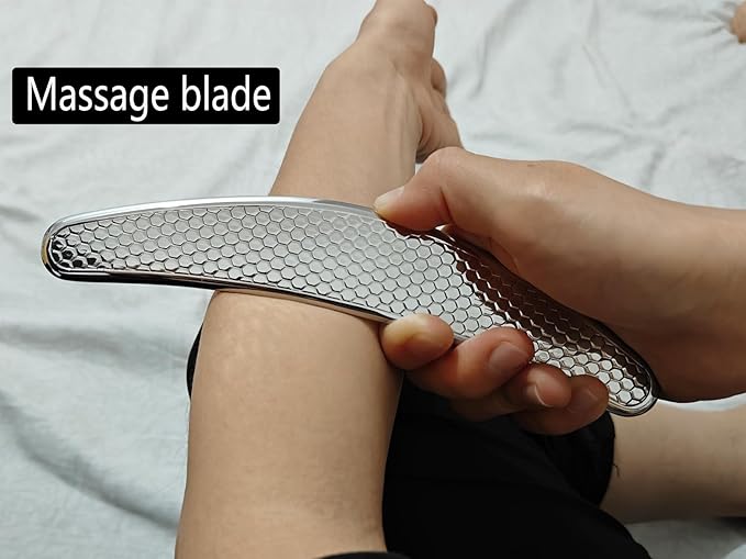 3 in 1 Professional IASTM Massage Tool Set, Stainless Steel Muscle Scraper, Physical Therapy Tools for Soft Tissue