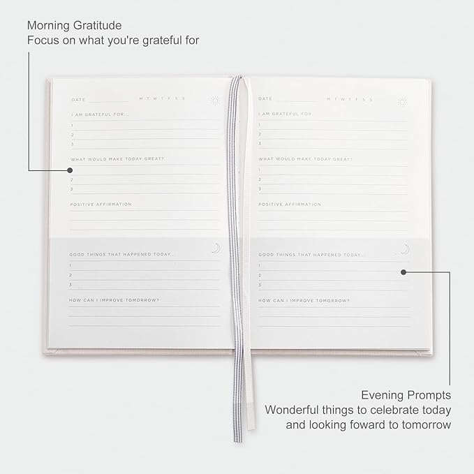 And Per Se Gratitude Journal – Five Minutes a Day to Cultivate Mindfulness, Happiness, Positive Vibes, Affirmations & Self-Reflection – Undated Daily Gratitude Journal for Women & Men (Forest Green)