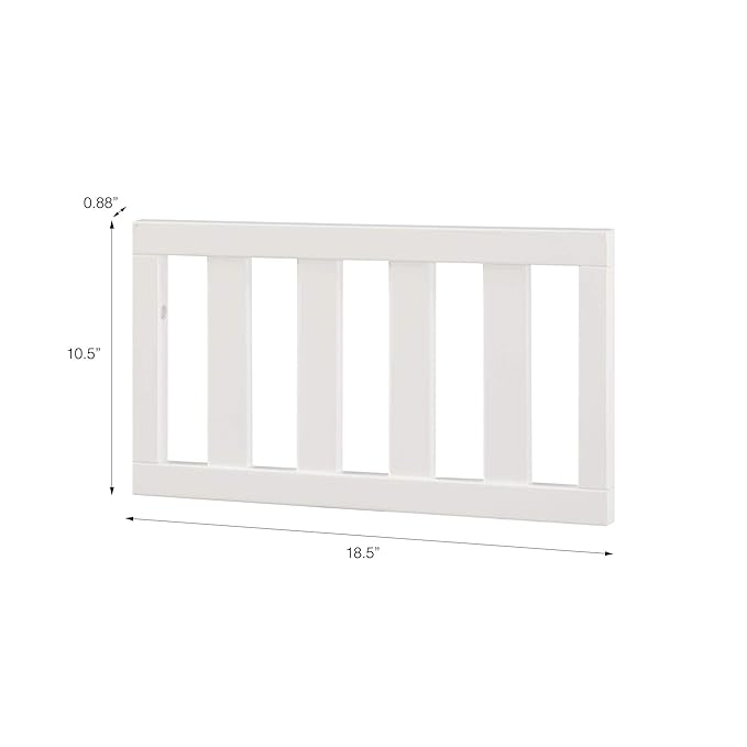 Baby Relax Miles Toddler Guardrail, White