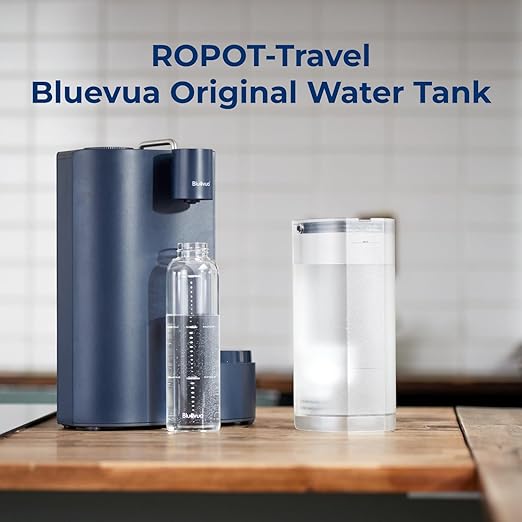 Bluevua 0.5 Gallons Feed Water Tank, Replacement for RO100ROPOT-Travel Countertop Reverse Osmosis System