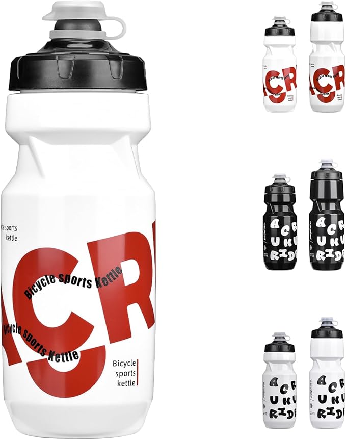 Bike Water Bottle 21oz Bicycle Water Bottle for 5hrs Insulation Sports Squeeze Water Bottle with Leakproof DesignFits Most Bike Cages (Red 21)