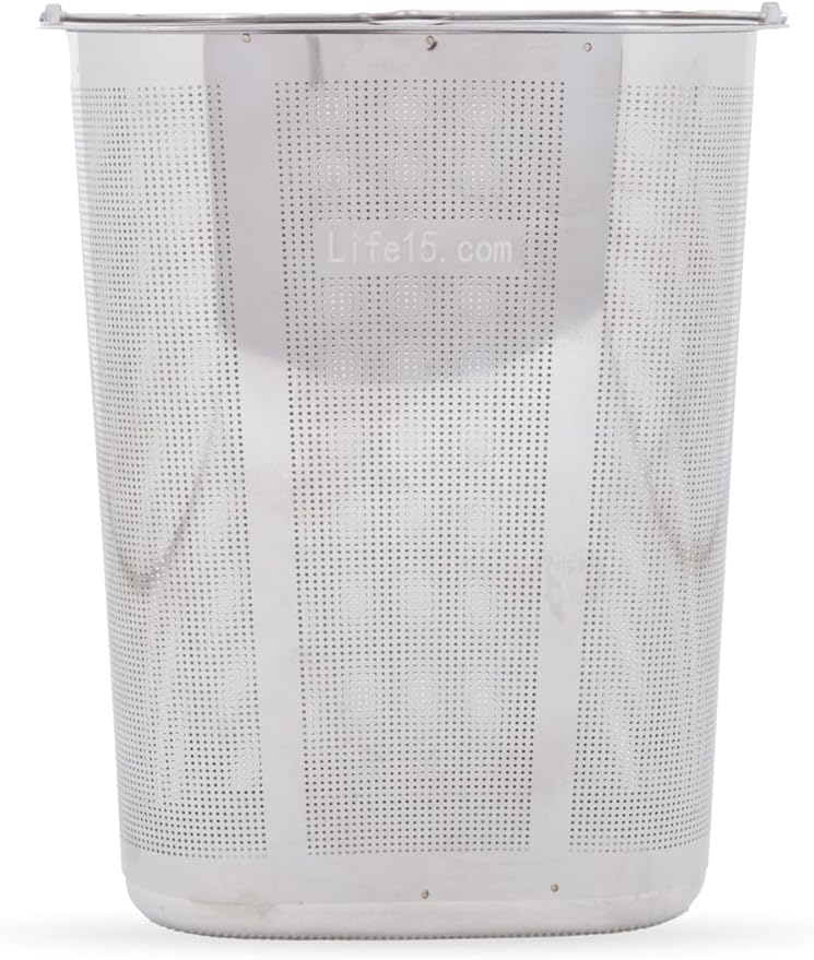 Borosilicate Glass Alkaline Water Pitcher of Life with Stainless Steel Fruit infuser Glass Water Filter Pitcher with Lid Clearly Filtered Water Pitcher Increases pH NSF/ANSI 42 & 61 Certified Filters