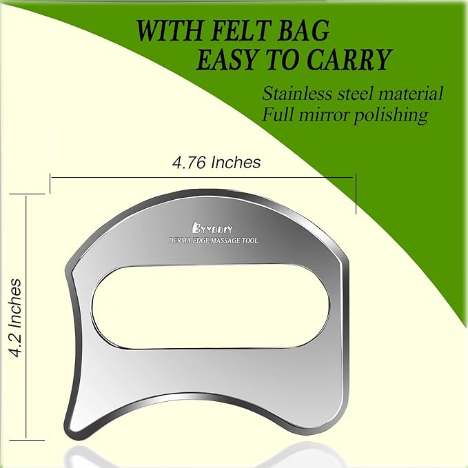 BYYDDIY Derma Edge Massage Tool,Scraping Massage Tools,Muscle Scraper Tool for Soft Tissue Mobilization,Physical Therapy Equipment for Back, Legs