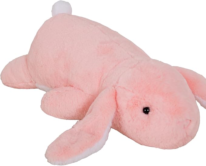 24 inch Cute Giant Weighted Bunny Plush Soft Body Pillow, Large Rabbit Weighted Stuffed Animals Toys plushies, Gift for Kids Girls and Boy, Birthday