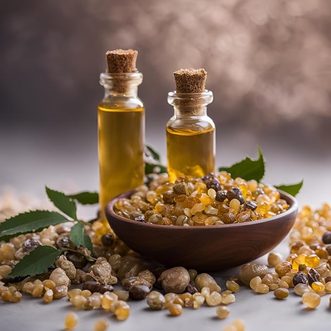 1OAK Soy Wax Scented Candles - Frankincense Myrrh - Long Burning Premium Hand-Poured (7oz.)