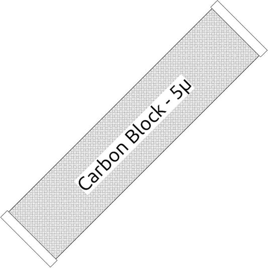 Big Blue 20-inch Carbon Filter 5-micron Standard Sized Filter 4.5"x20"