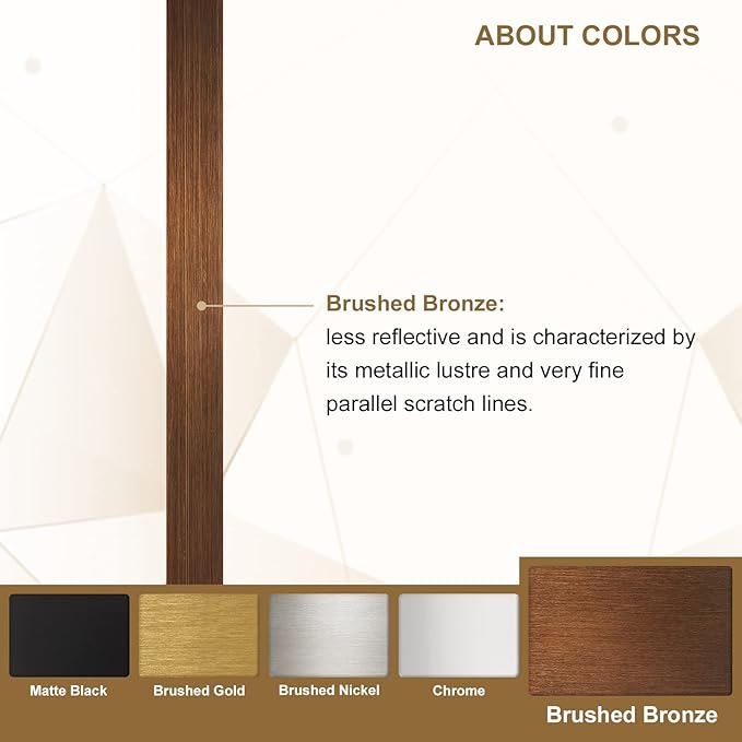 ANDY STAR Oval Mirrors for Bathroom, 20x30 Bronze Bathroom Vanity Mirror with Metal Frame, Oil Bronze Oblong Mirror for Over Sink, Modern Anti Rust Wall Mounted