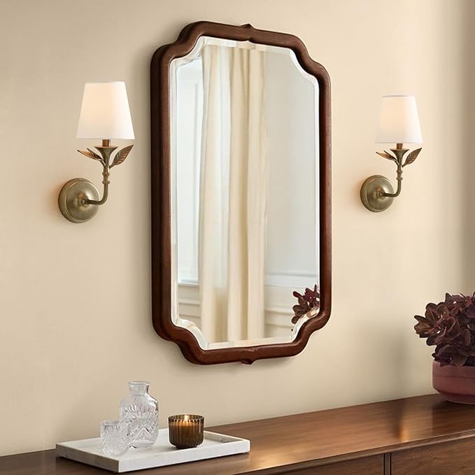 Antique Brass Forged Wall Light - Golden Farmhouse Wall Sconces for Living Room, Vintage Mordern Wall Light Fixture for Bedroom, Kitchen, Bathroom