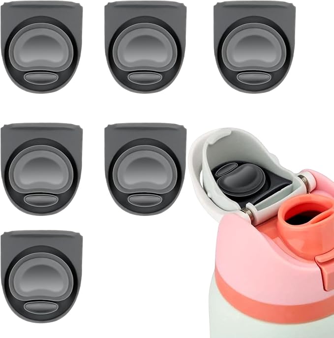 6Pcs Replacement Stopper Compatible with Owala FreeSip 24oz 32oz,Water Bottle Top Lid Silicone Seals for Owala 19/24/32/40oz Bottle Cap,BPA-Free Lid Stopper Gasket for Owala Rubber Seal Replacement