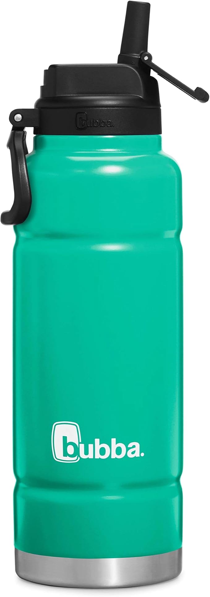 Bubba Trailblazer 40oz Vacuum-Insulated Stainless Steel Water Bottle with Straw & Carry Handle, Keeps Drinks Cold up to 24hrs, Great for Travel, Work, School, & More, Rock Candy