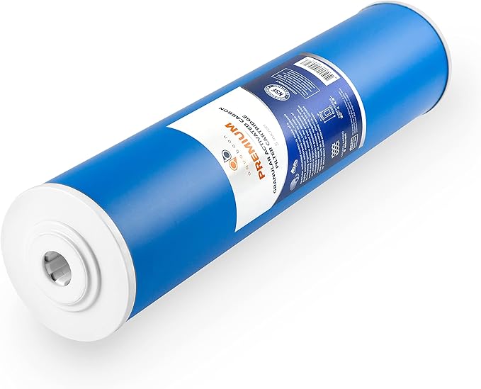 Aquaboon Whole House Water Filter Replacement Set - 5 Micron Water Filters 20 x 4.5 Inch: Sediment Filter, Granular Activated Carbon Water Filter, Carbon Block Water Filter for Water Filtration System