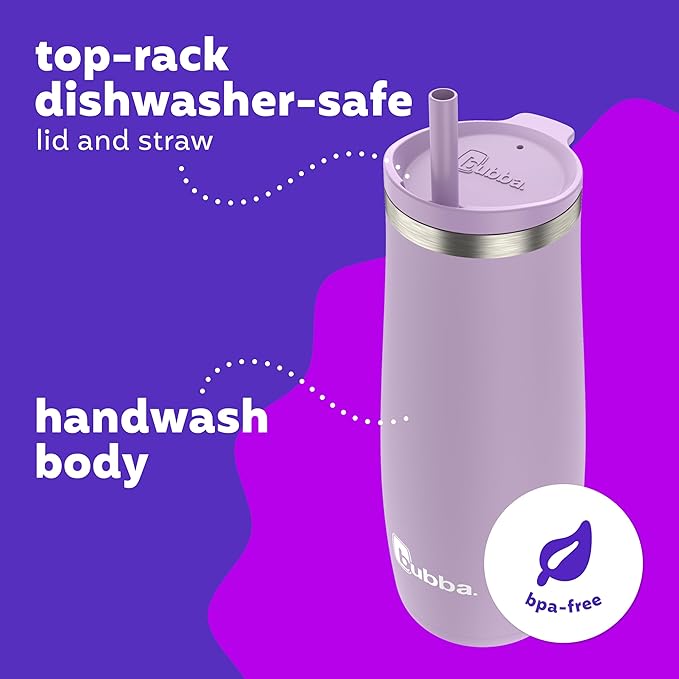 Bubba 32 oz Radiant Tumbler Without Case, Rubberized Lilac Dream