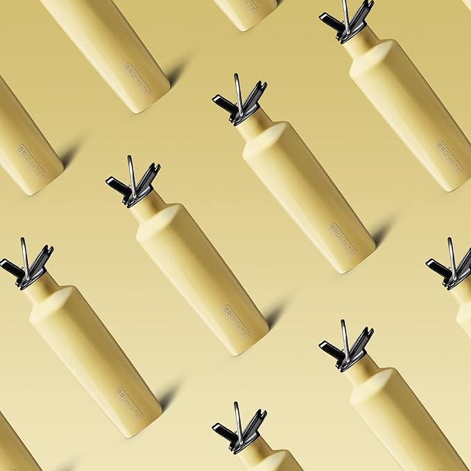 BrüMate ReHydration Mini Kids Water Bottle | 100% Leakproof Insulated Water Bottle for Kids with Straw | Stainless Steel Water Canteen | Perfect Kids Water Bottle for School | 16oz (Daisy)