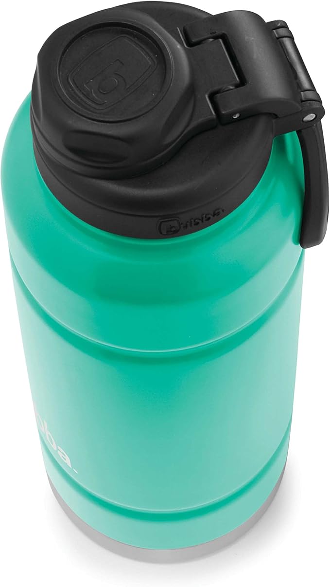 Bubba Trailblazer 40oz Vacuum-Insulated Stainless Steel Water Bottle with Leak-Proof Lid, Keeps Drinks Cold up to 38 Hours or Hot up to 10 Hours, Rock Candy