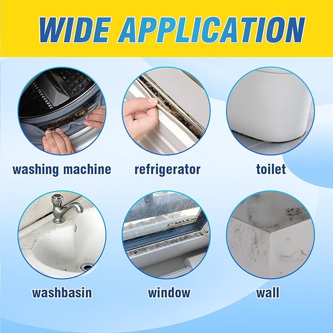 AstraVox Home Remover Gel, Washing Machine Cleaner for Washing Machine Seal, Front Load Washer, Refrigerator Strips, Tile, Home Kitchen Sinks, Toilet, Bathroom