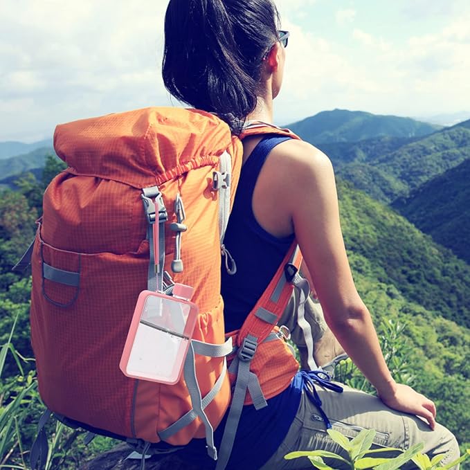 BESPORTBLE Water Bottles Flat Water Bottle: Portable Travel Flask A5 Water Bottle, 13oz Flat Travel Mug for Camping Gym Fitness Sports Camping Accessories