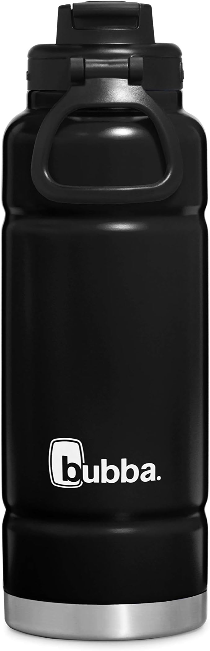 Bubba Trailblazer 40oz Vacuum-Insulated Stainless Steel Water Bottle with Straw & Carry Handle, Keeps Drinks Cold up to 24hrs, Great for Travel, Work, School, & More, Licorice