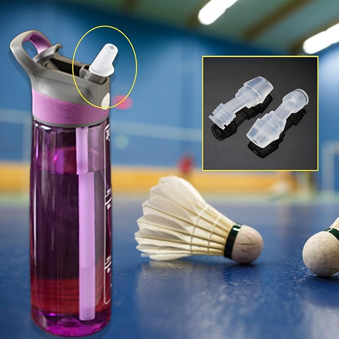 6 Pcs Silicone Bite Valve Replacement for Contigo Water Bottles,Multi-Pack Mouthpiece Repalcement Compatible with Contigo Bottles,Bite Valve Suit for Contigo Bottles Replacement Parts without cup cap