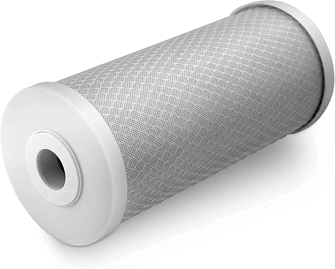 Big CTO Carbon Block Water Filters 4.5" x 10" Whole House Cartridges WELL-MATCHED with CBC Series, WFHDC8001, EP and EPM Series (8 Pack)