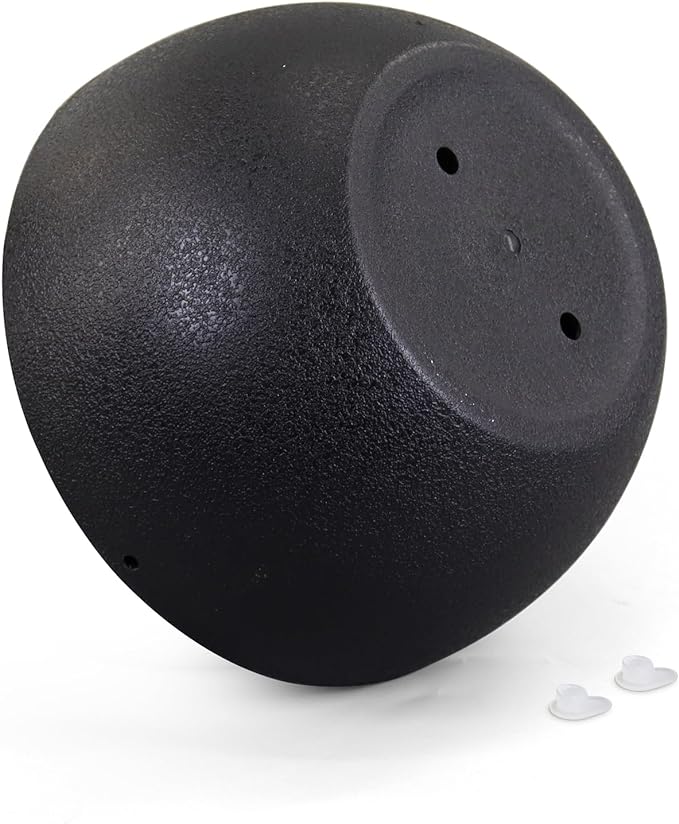 10 inch Hanging Planters for Indoor Outdoor Plants, 2 Pack Hanging Flower Pots with Drainage Holes and Chain for Garden Porch Plants, Round Plastic Hanging Baskets for House Plants, Black