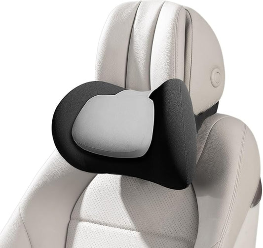 BABUR Car Headrest Pillow for Driving - Travel Neck Pillow Memory Foam for Neck Pain Relief